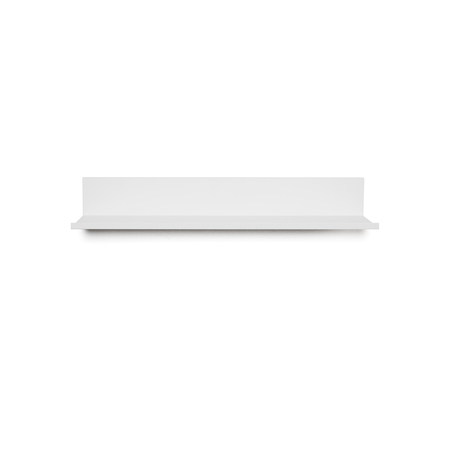 HANGMAN No Stud Floating Shelf 18", White Powder Coat L-18-W